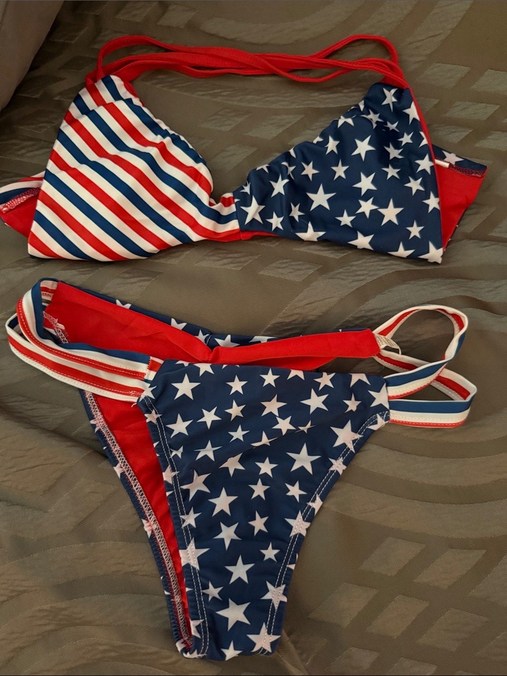 Star Spangled Red, White & Blue Bikini Set